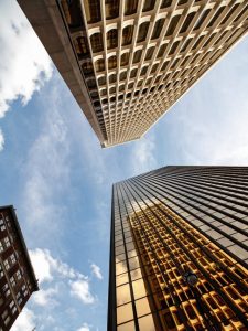 city street urban architecture building downtown outdoors buildings